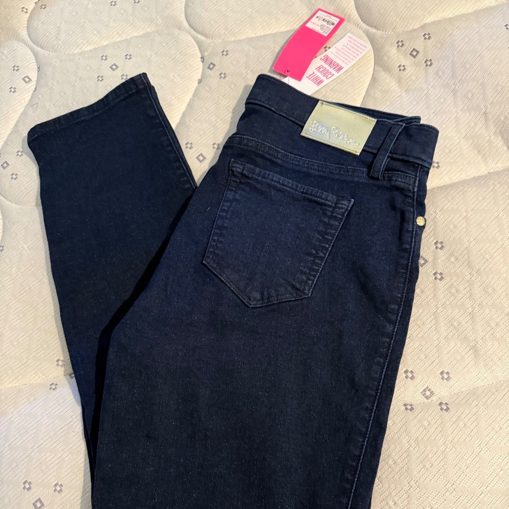 Lilly Pulitzer SOUTH OCEAN Skinny jeans, size8, Brand New!
